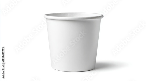 Wallpaper Mural Empty white paper cup isolated on white background Torontodigital.ca