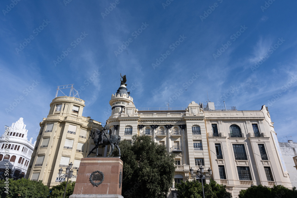 Obraz premium View of Typical Architecture in Seville, Spain