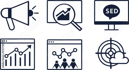 Digital Marketing and SEO Megaphone