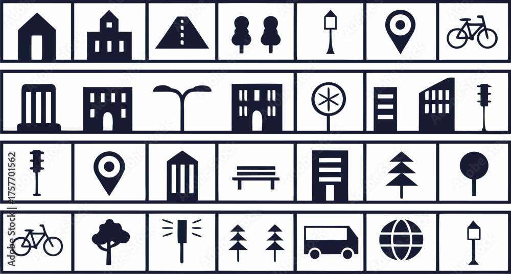 Obraz premium Urban Lifestyle and Smart City