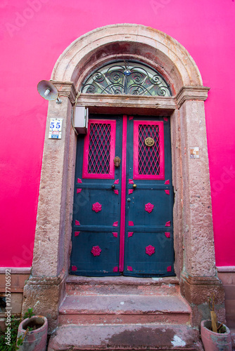 Colorful decorative doors o...