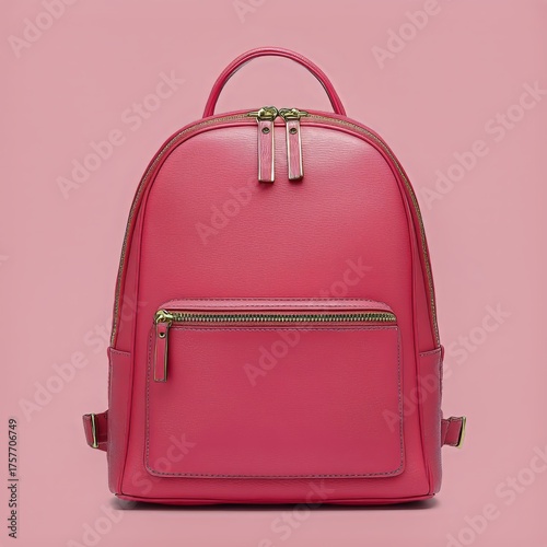 Stylish Pink Backpack With a Sleek Design and Practical Features for Everyday...