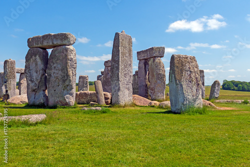 Close Details of the Rocks of Stonehenge