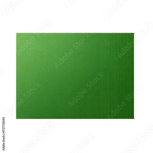 Solid green rectangle on a black background simple and minimalistic design