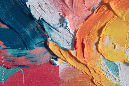 abstract acrylic in water stroke brush brushstroke, Art Texture Background
