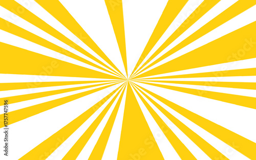 Golden sunburst pattern radiating from the center, creating a vibrant and energetic design