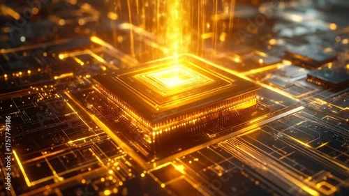 Futuristic Processor Core - A Technological Powerhouse.