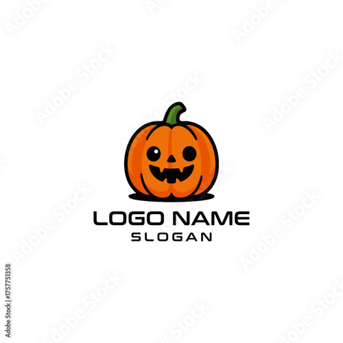 logo helloween funny vector design