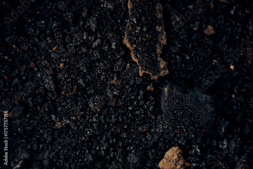 black soil background