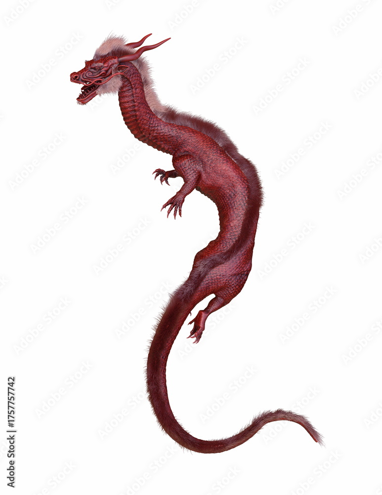 Obraz premium ドラゴン 3DCGレンダリング