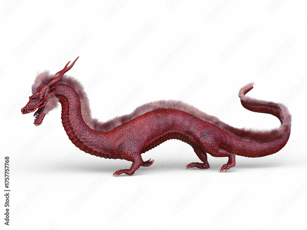 Obraz premium ドラゴン 3DCGレンダリング