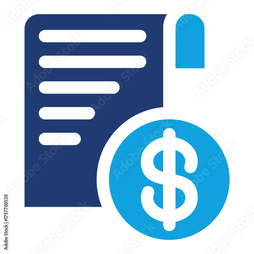 Budget   Flat Blue Icon