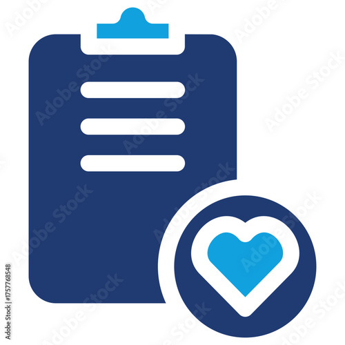 Guest List   Flat Blue Icon