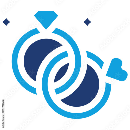 Wedding   Flat Blue Icon