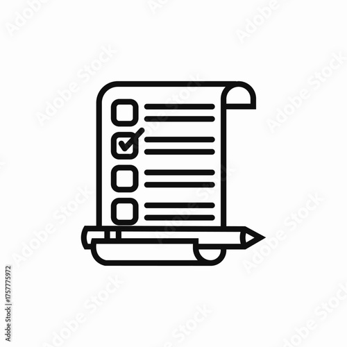 checklist mark icon sign vector