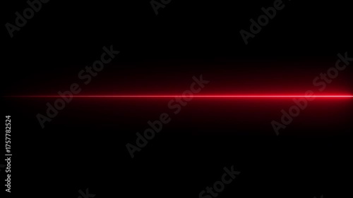 glowing blue neon Straight neon lazer animation of horizontal line on alpha background, straight neon,Horizontal neon line animation, glowing light effect, futuristic.4k