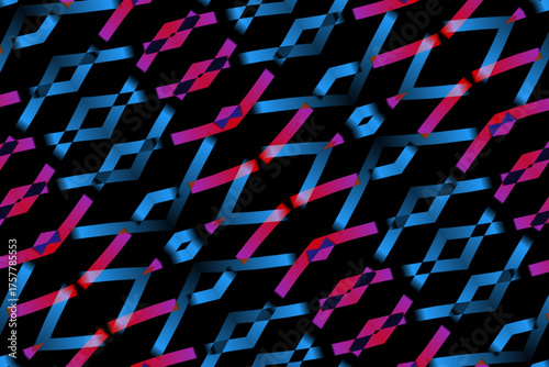 colourful simple and abstract modern  line art	
