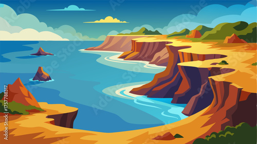 A desolate stretch of coast marked by eroded sea caves and hidden coves a remote paradise for the adventurous.