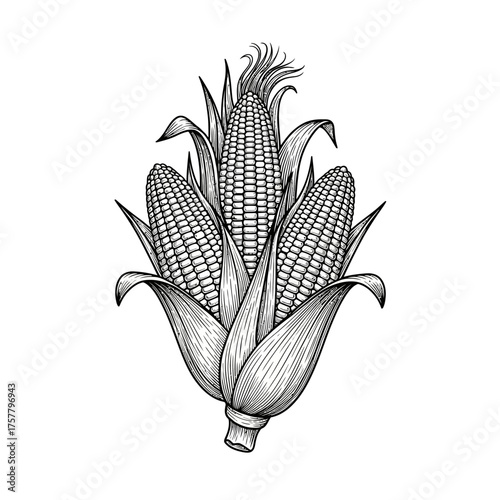 Thanksgiving Harvest  A cornucopia of Autumnal Delights with Fresh Sweet Corn