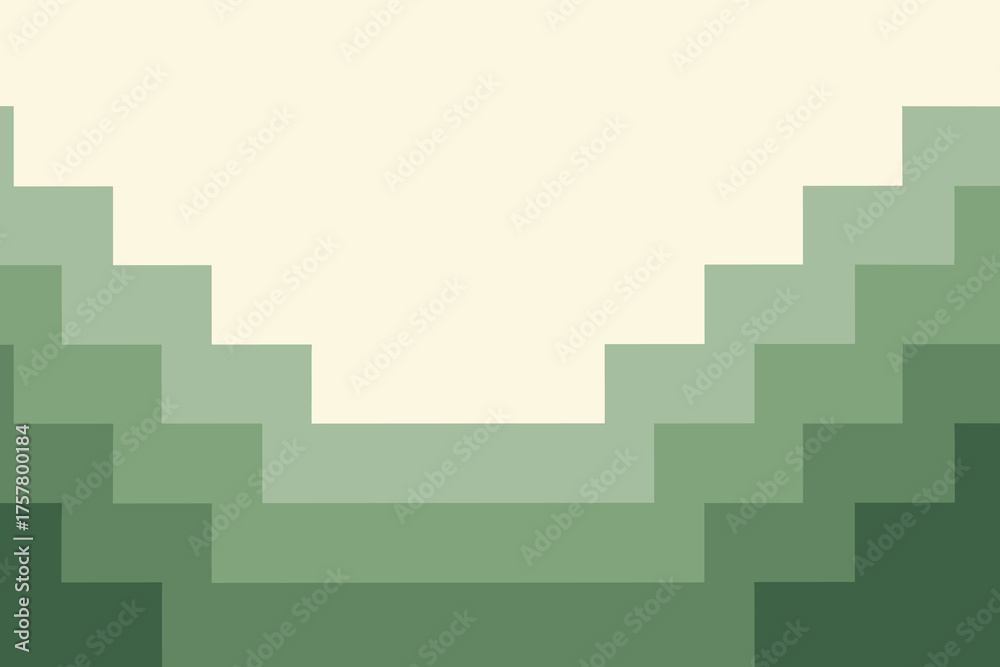 Fototapeta premium Abstract green gradient background with layered texture