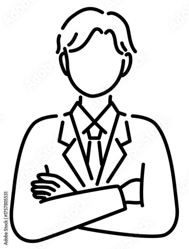 悩んだりイライラする外国人会社員や教師