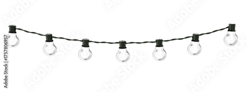 Fotografía A 3D render of a technical light string component