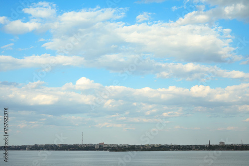 Beautiful view of blue sky ...