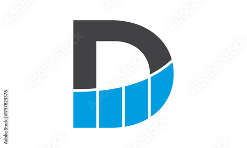 Letter D Financial Logo