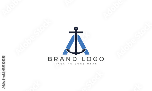 letter A logo design vector template design for brand.
