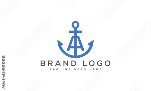 letter A logo design vector template design for brand.
