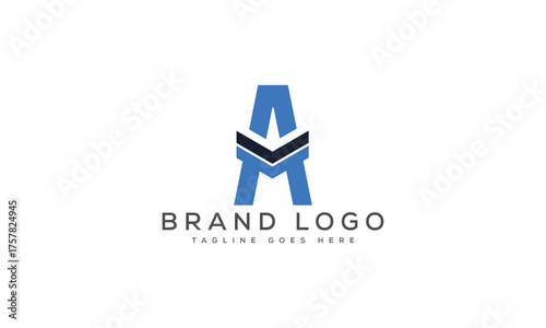 letter A logo design vector template design for brand.