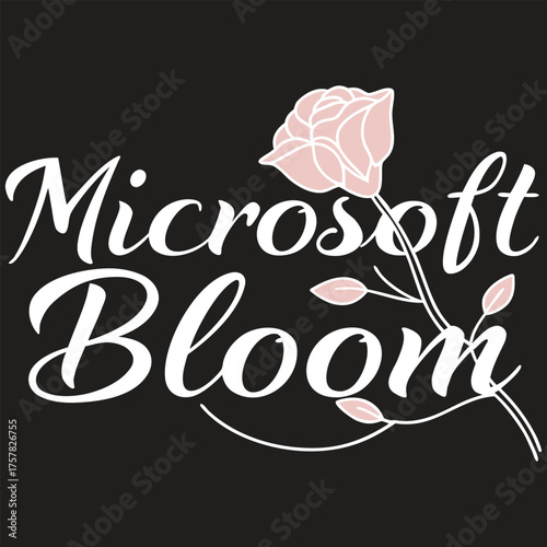 Microsoft Bloom with Rose