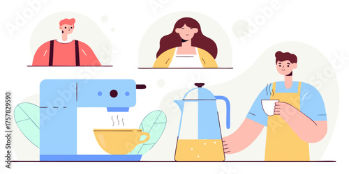 woman with shopping bags cartoon, woman, children, money, kids, kitchen, food, baby, shopping, vector, illustration, business, kid, design, family, fashion, set, 