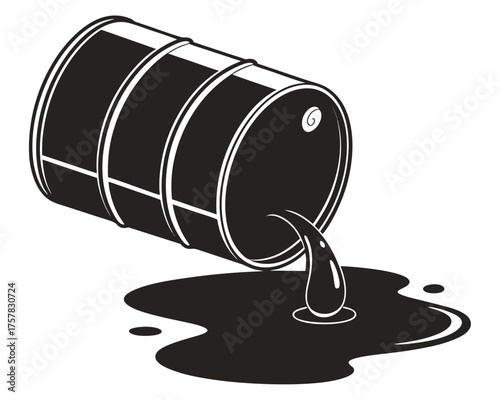 oil barrel with oil illustration lamp, microphone, black, bulb, isolated, communication, barrel, business, furniture, computer, oil, vector, object, light, desk, equipment, table, electric, electricit