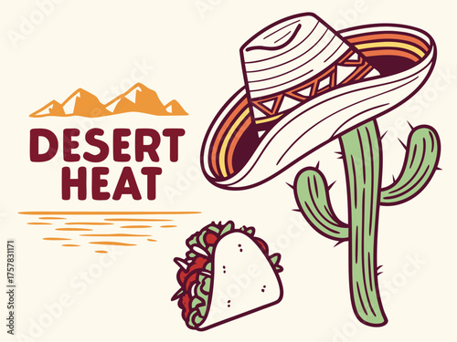 vector illustration of an abstract background with a hat vector, design, set, animal, drawing, nature, label, food, cartoon, icon,