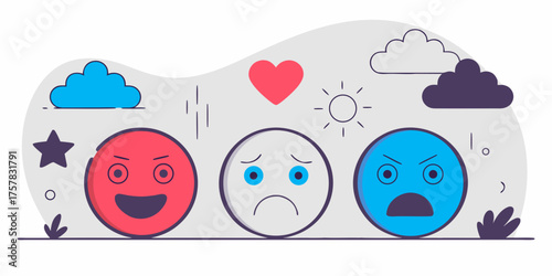 christmas card with christmas tree heart, illustration, symbol, baby, art, child, romance, bird, smiley, smile, vector, love, cartoon, valentine, icon, fun, day, animal, boy, character, couple, red, 