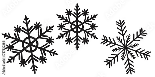 black and white snowflakes snowflake, snowflakes, decoration, xmas, crystal, celebration, star, season, art, design, holiday, vector, snow, christmas, ice, pattern, flake, ornament, frozen, shape, fro
