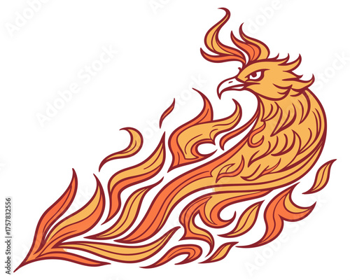 fire flames on white background yellow, wallpaper, bird, phoenix, flame, tribal, design, vector, fire, tattoo, art, pattern, illustration, floral, decoration, ornament, orange, flower, element, dragon