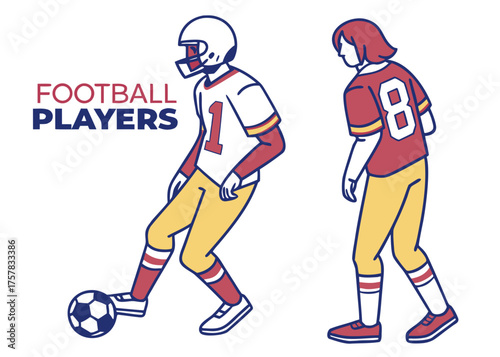 football players vector illustration sport, illustration, sports, silhouette, run, boy, drawing, action, team, game, people, competition, ball, football, player, soccer, running, cartoon, woman, skati