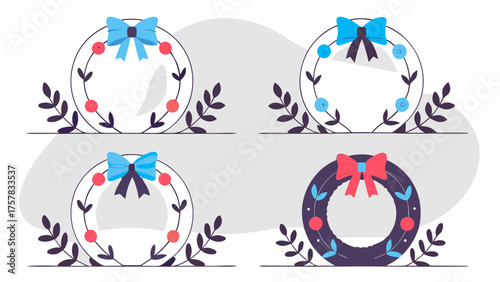penguin family with christmas tree vector, design, nature, sign, wallpaper, earth, card, world, star, silhouette, art, pattern, cartoon, icon, illustration, set, christmas, circle, shape, element, dec