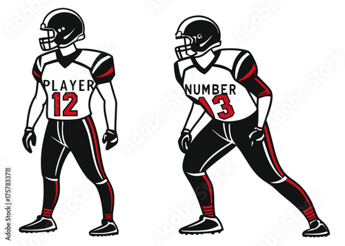 american football player silhouette sport, illustration, running, hockey, athlete, ninja, warrior, fight, paint, drawing, game, ball, vector, football, soccer, player, sports, team, cartoon, silhouett