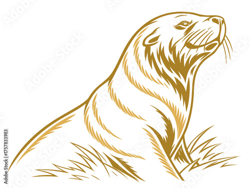 vector illustration of a lion tiger, head, tribal, animals, design, cartoon, nature, mascot, wildlife, drawing, black, cat, animal, vector, illustration, lion, logo, art, dog, predator, power, silhoue