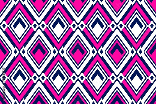 Ethnic seamless, Native patterns with simple shapes. Tribal and ethnic fabrics. Simple geometric pattern elements are best used in design, textile printing.