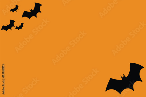 Halloween pumpkin seamless banner. Spooky squash lanterns silhouettes, scary jack-o-lanterns halloween flat vector background illustration. Halloween holiday  poster , Background of halloween pumpkins