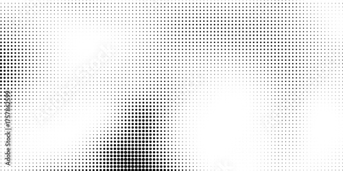 Halftone dots on a white background. Empty layout in comic pop art style. Design template for comic books, presentations, sales pitches, or web banners. Vector illustration.