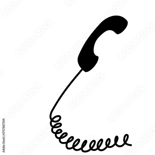 Telephone with chord