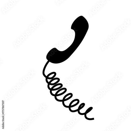 Telephone with chord