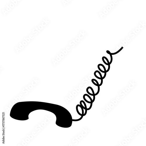 Telephone with chord