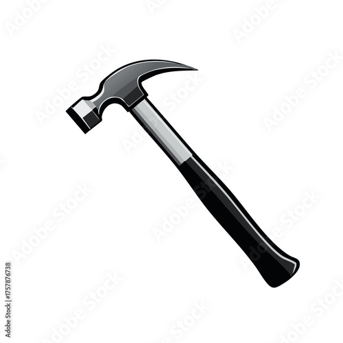 Wallpaper Mural Cartoon illustration of a hammer tool on a white background, isolated. Torontodigital.ca