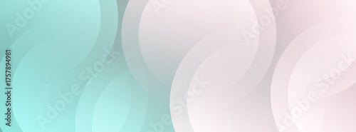 Circular Softness Ethereal Pink Gradient Banner Background for Gentle Designs